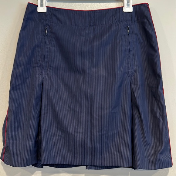 Nike Golf FitDry Striped Skirt Shorts Skort A-Line Mini Skort 6 P - Picture 1 of 13